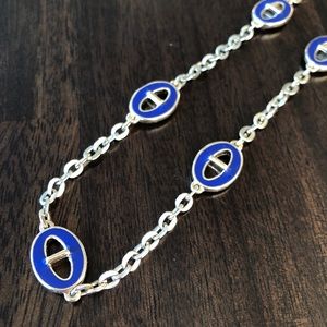 FREE GIFT 💝 Gold and blue chain necklace